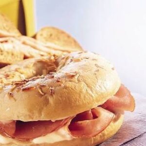 Ham and Cheese Bagel